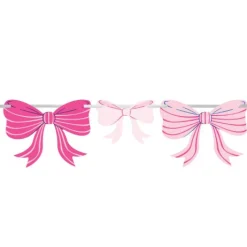 Pink Bow Banner 9.75ft