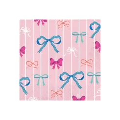 Pink Bow Bash Lunch Napkins 16ct