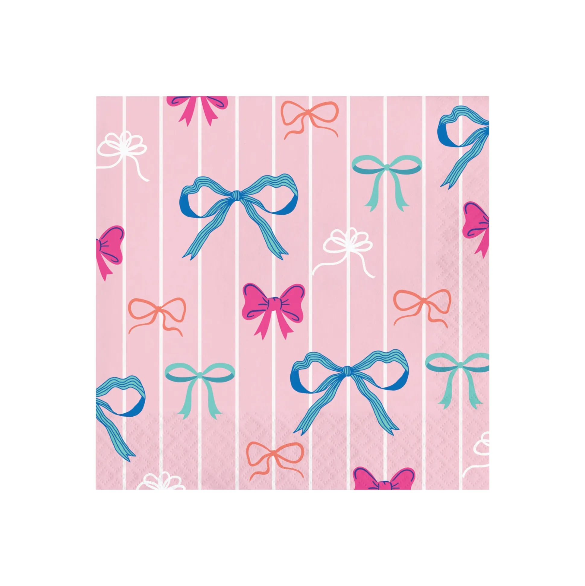 Pink Bow Bash Lunch Napkins 16ct