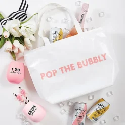 Pink Bride To Be Silicone Wine Glass 1ct
