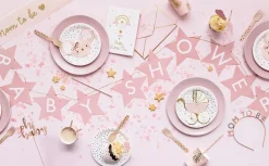 Pink Carriage Baby Shower Dessert Napkins 20ct