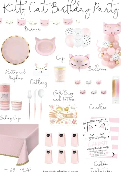 Pink Cat Treat Bags 6ct