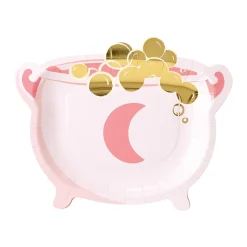 Pink Cauldron Lunch Plates 8ct