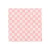 Pink Checkered Lunch Napkins 16ct