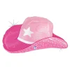 Pink Cowgirl Hat Foil Balloon 26in