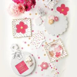 Pink Daisy Dessert Napkins 20ct