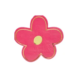 Pink Daisy Dessert Napkins 20ct