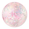 Pink Disco Ball Dessert Plates 8ct