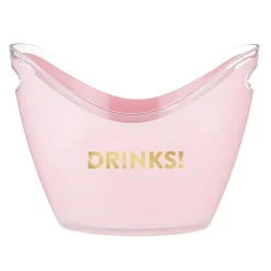 Pink Drinks! Acrylic Beverage Bucket