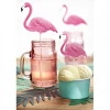 Pink Flamingo Cake Toppers