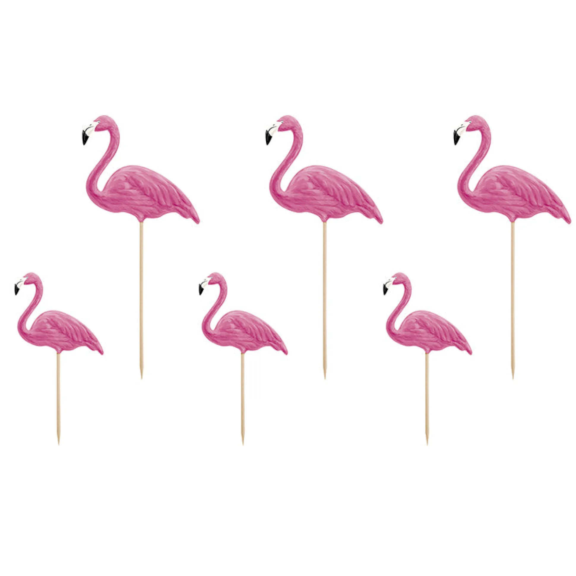 Pink Flamingo Cake Toppers