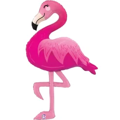 Pink Flamingo Foil Balloon 44in