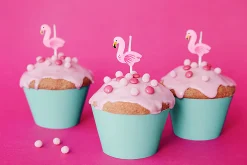 Pink Flamingo Party Candles