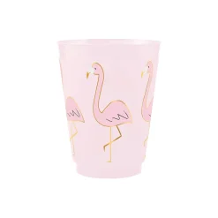 Pink Flamingo Plastic Cups 8ct