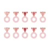 Pink & Gold Engagement Ring Drink Tags 10ct