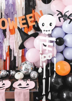 Pink Halloween Pumpkin Plates 6ct