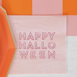 Pink Happy Halloween Dessert Napkins 20ct