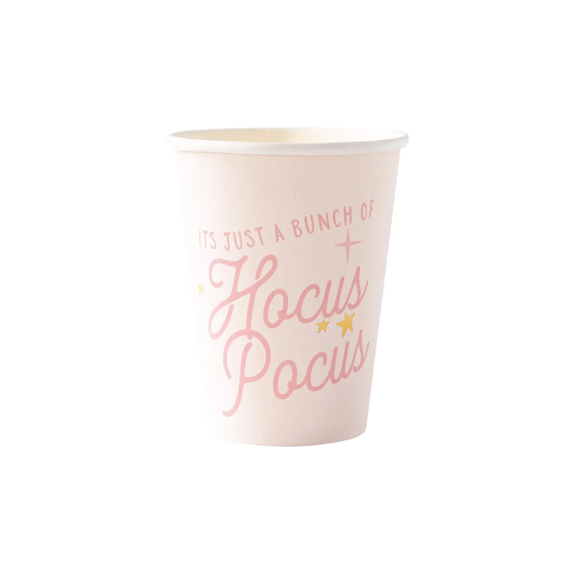Pink Hocus Pocus Paper Cups 8ct