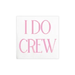 Pink I DO Crew Dessert Napkins 20ct