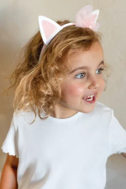 Pink Kitty Cat Ears Headband