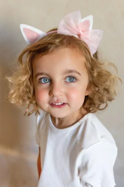 Pink Kitty Cat Ears Headband
