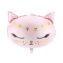Pink Kitty Cat Face Balloon