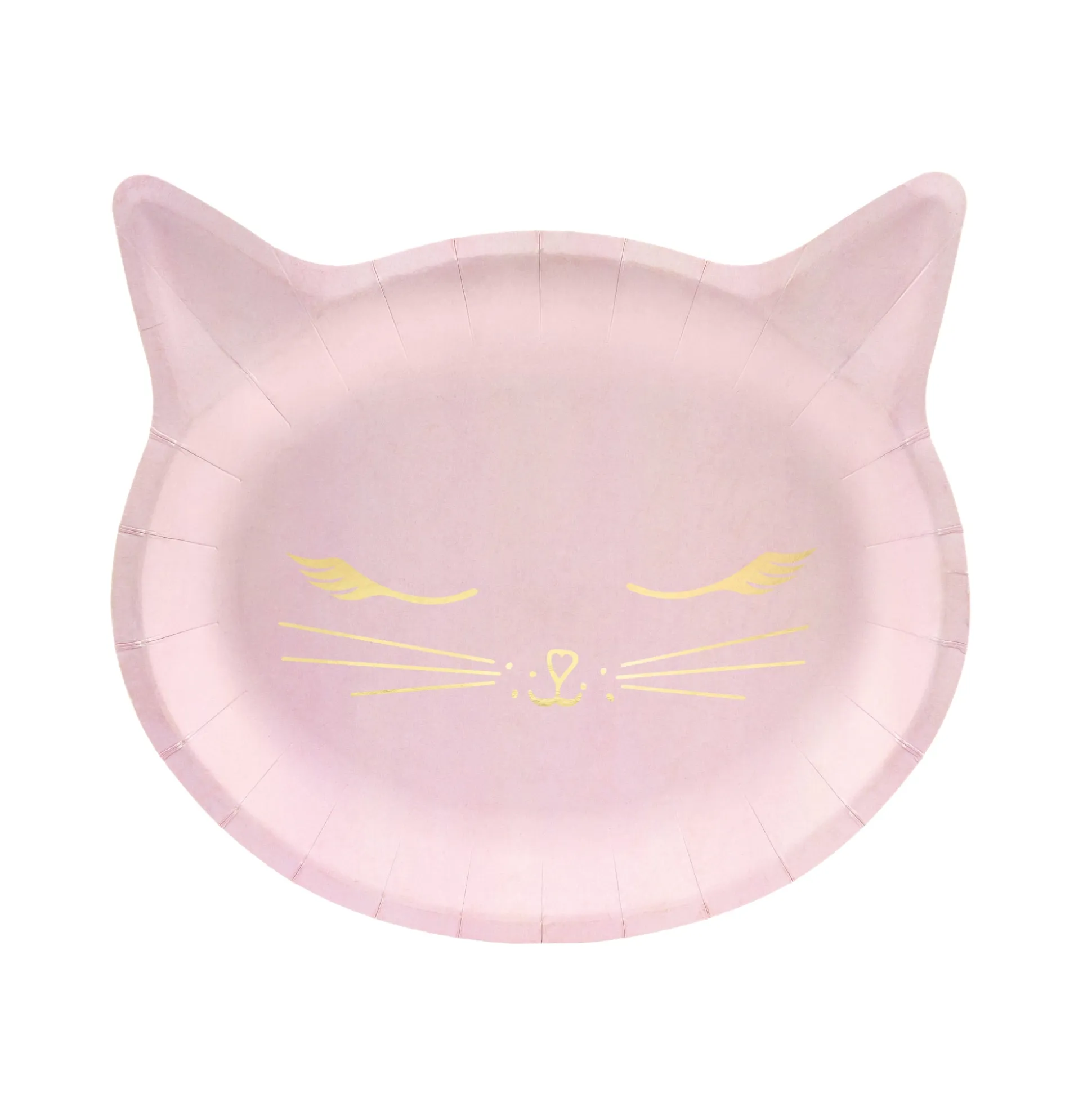 Pink Kitty Cat Lunch Plates 6ct