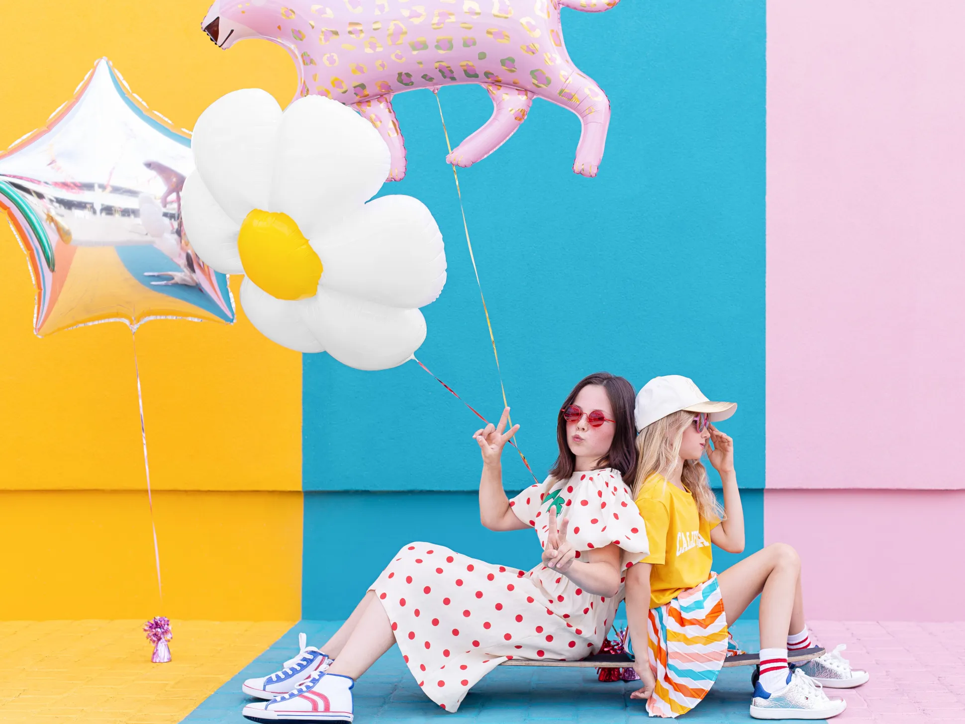 Pink Leopard Foil Balloon 40.5in