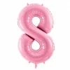 34" Pink Number Balloon 0-9
