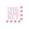 Pink Off the Market Dessert Napkins 16ct