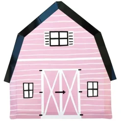 Pink On the Farm Barn Lunch Plates 8ct
