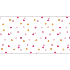 Pink & Orange Confetti Paper Table Runner 25ft