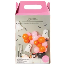 Pink & Orange Halloween Mini Balloon Garland Kit