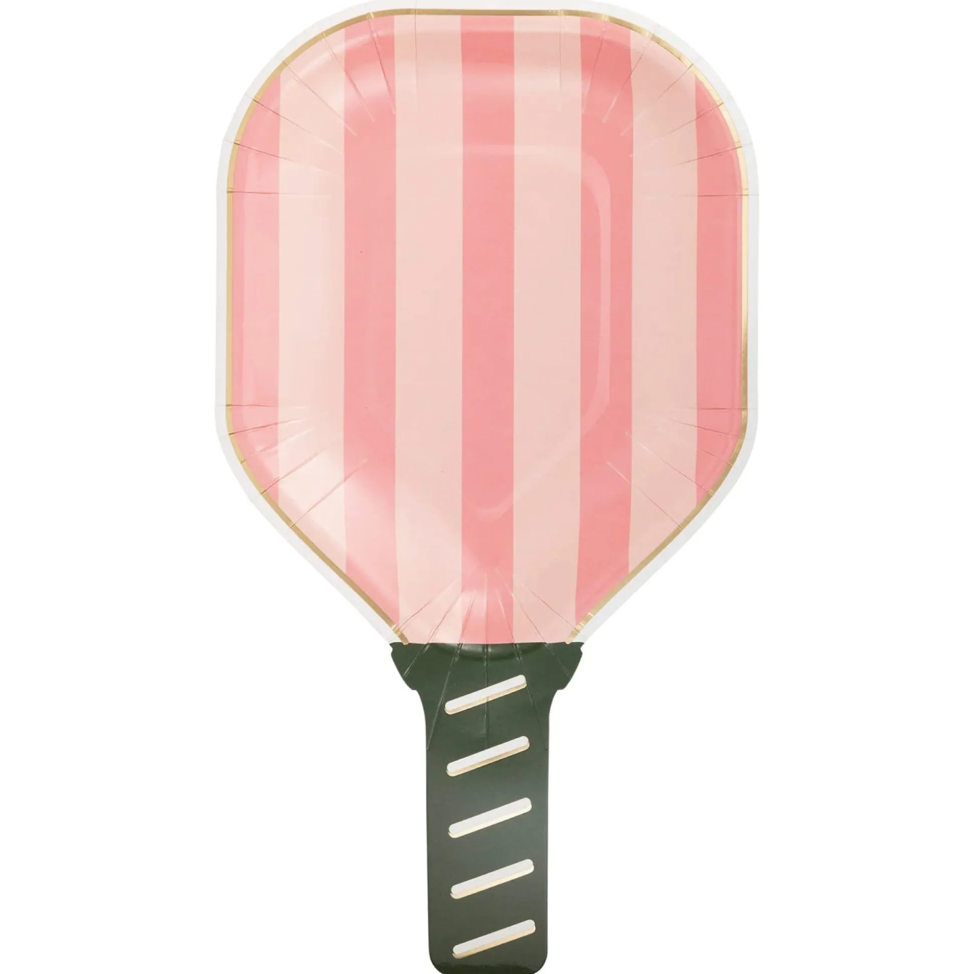 Pink Pickleball Paddle Dessert Plates 8ct
