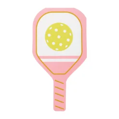 Pink Pickleball Paddle Lunch Napkins 18ct