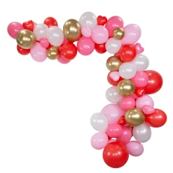 Pink, Red, & White Valentine's Day Balloon Garland Kit 9ft