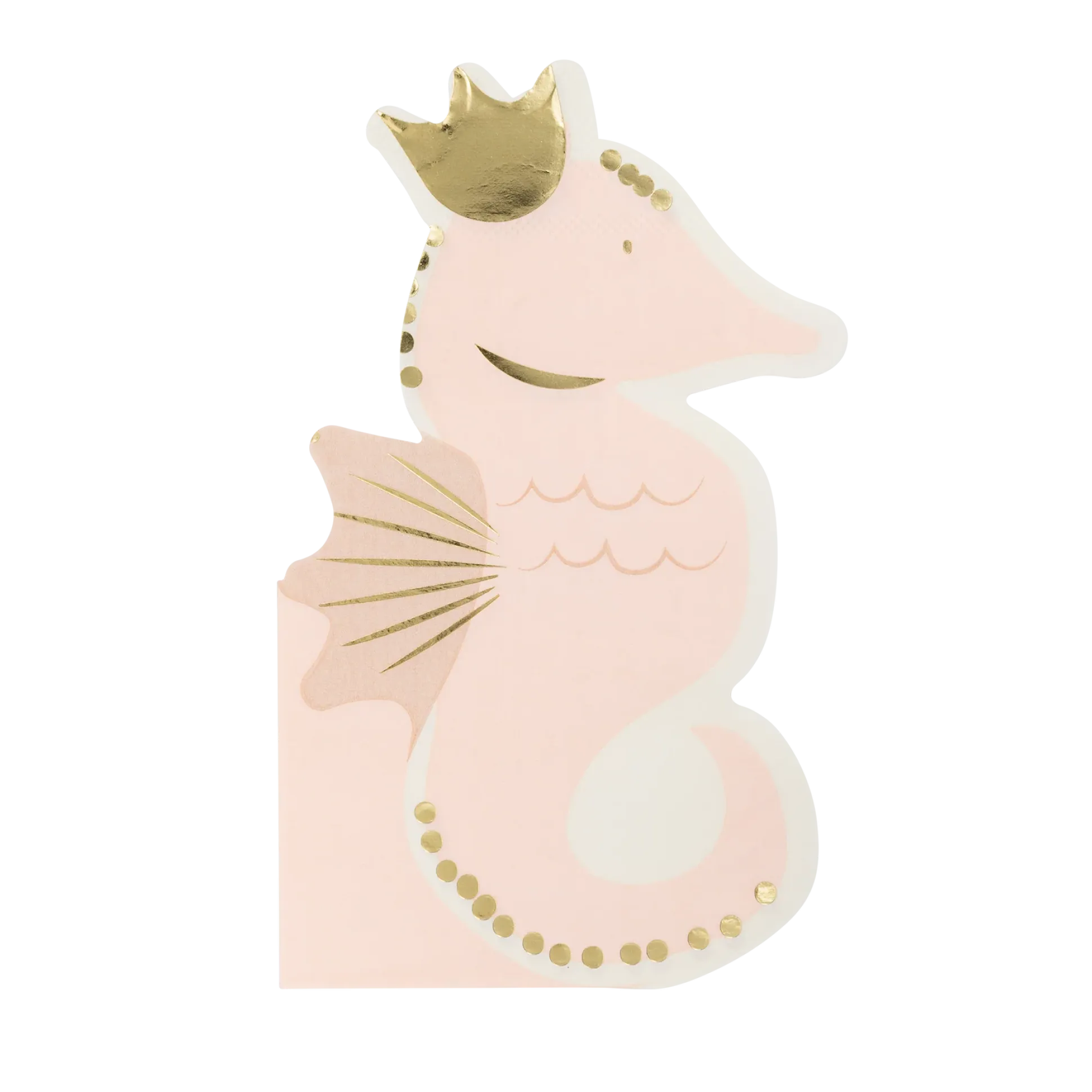 Pink Seahorse Lunch Napkins 18ct