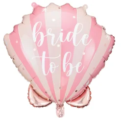 Pink Seashell Bride to Be Balloon 20.5in