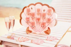 Pink Seashell Shot Wall Stand