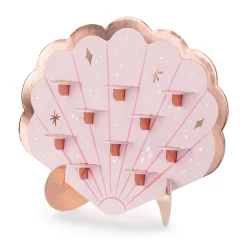 Pink Seashell Shot Wall Stand