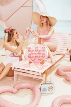 Pink Seashell Shot Wall Stand