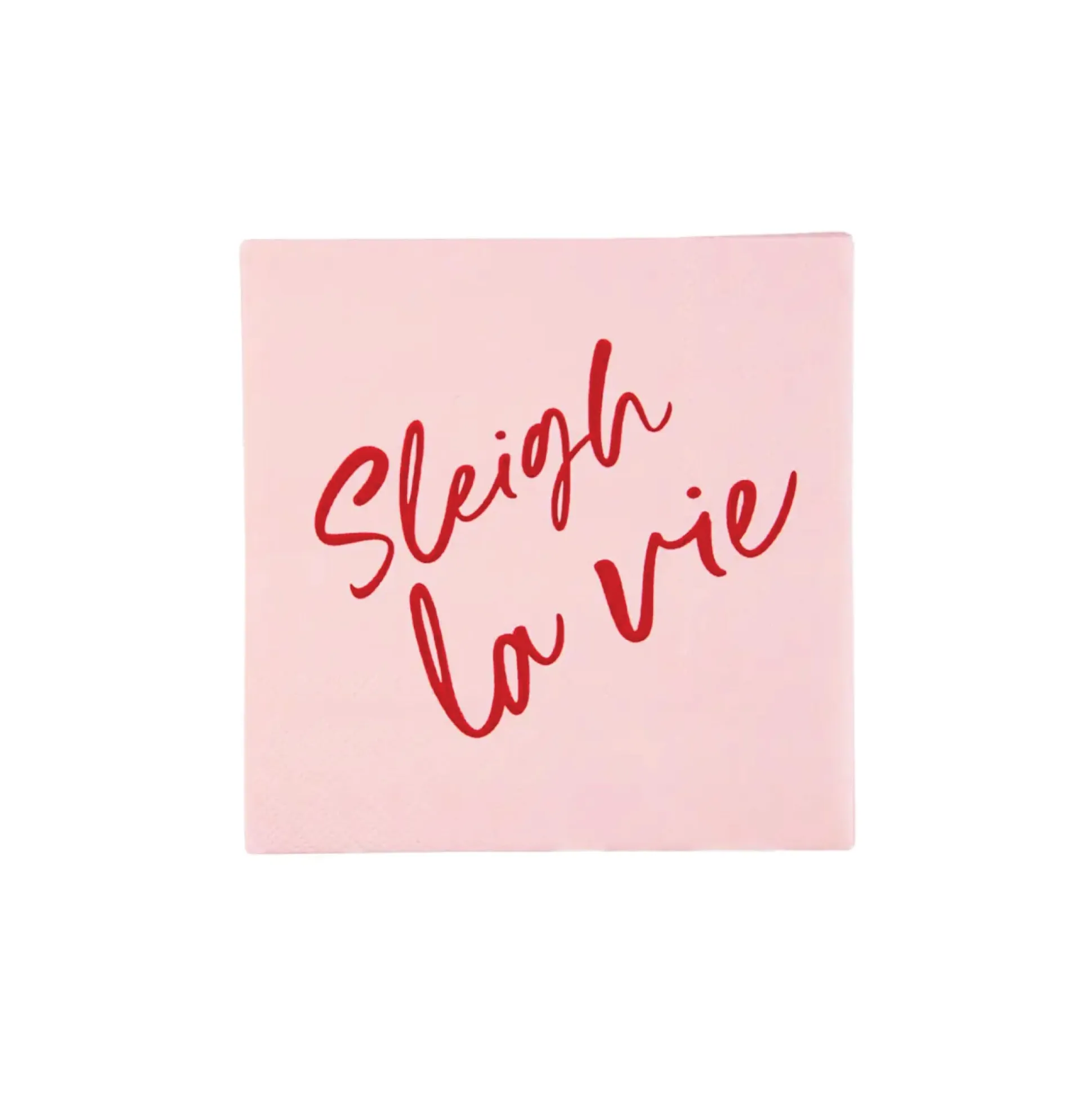 Pink Sleigh La Vie Dessert Napkins 20ct