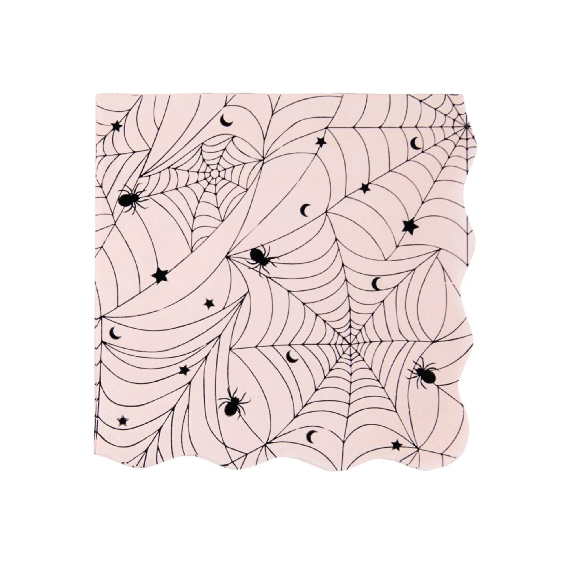 Pink Spider Web Lunch Napkins 20ct
