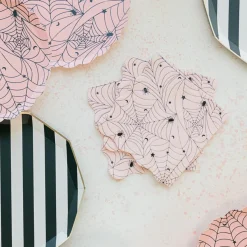 Pink Spider Web Lunch Napkins 20ct