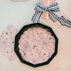Pink Spider Web Lunch Napkins 20ct