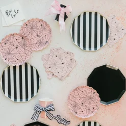 Pink Spider Web Lunch Napkins 20ct