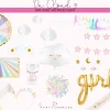Pink Star Baby Shower Banner 9.5ft