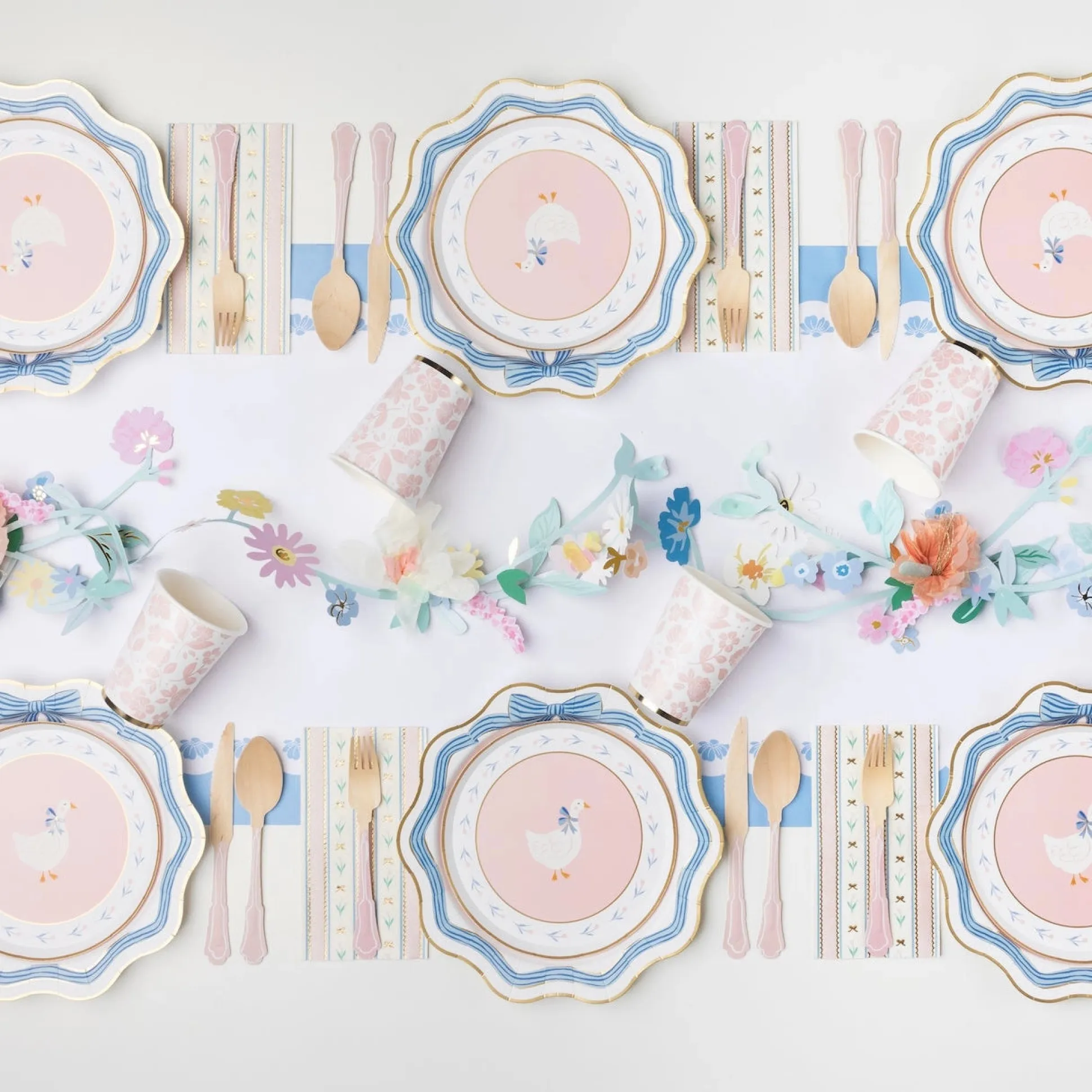Pink Sweet Goose Lunch Napkins 20ct