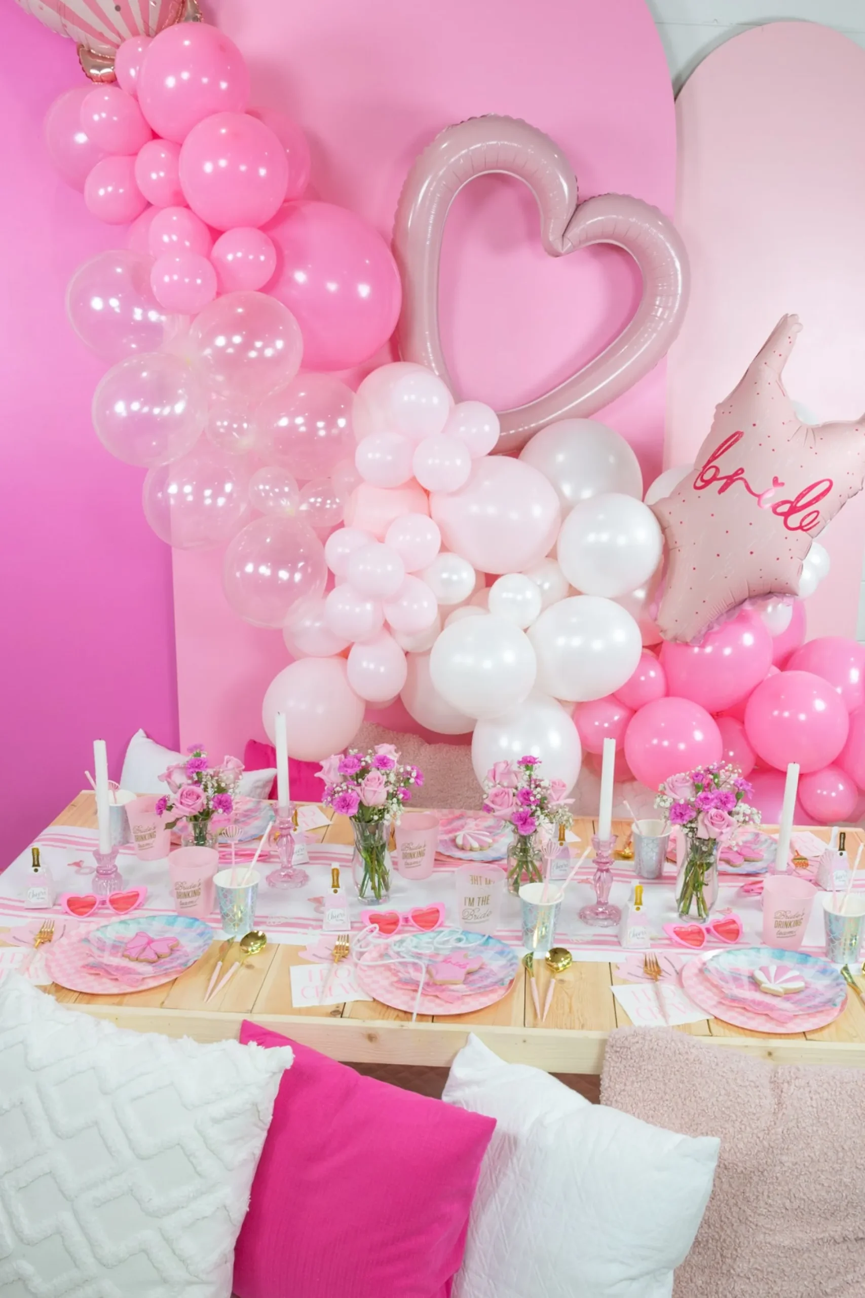 Pink Swimsuit Bride Balloon 26.5in