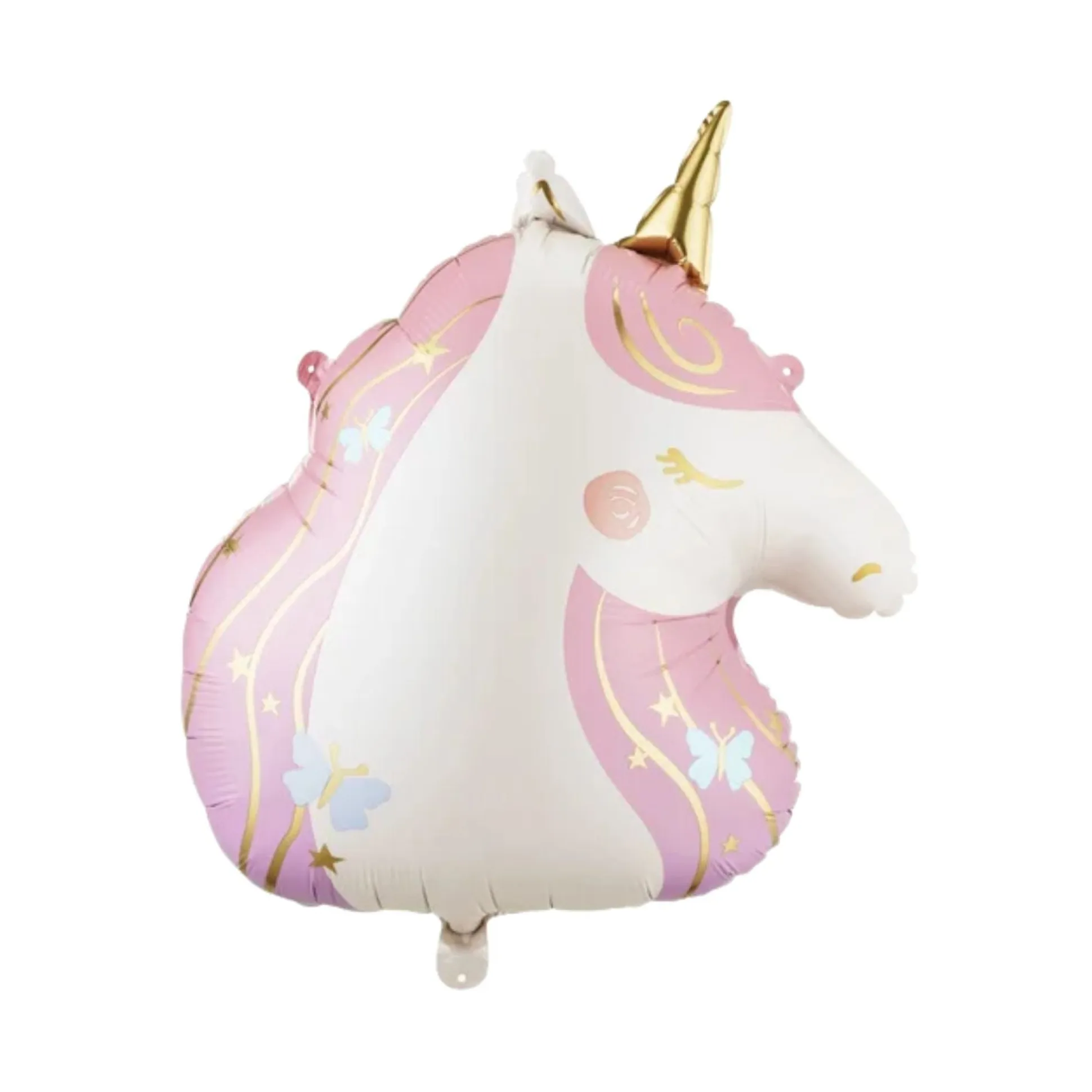 Pink Unicorn Head Foil Balloon 24in